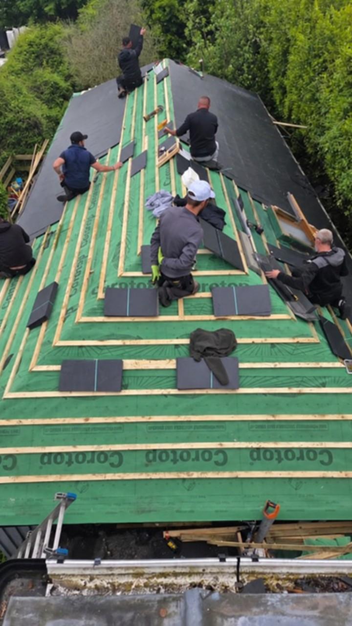 Roof before transformation by Munster Roof Repairs
