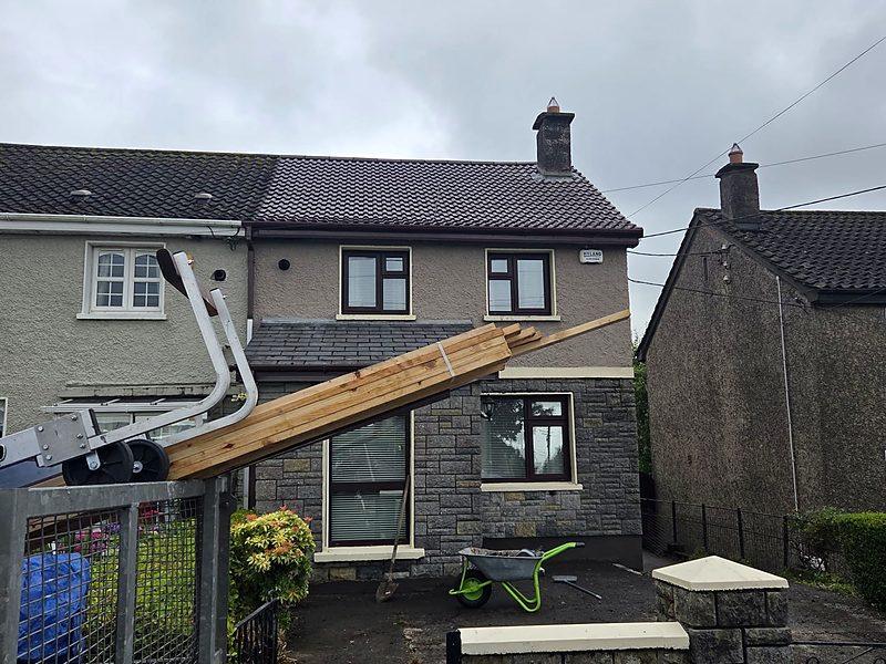 Complete residential roof replacement in Cork