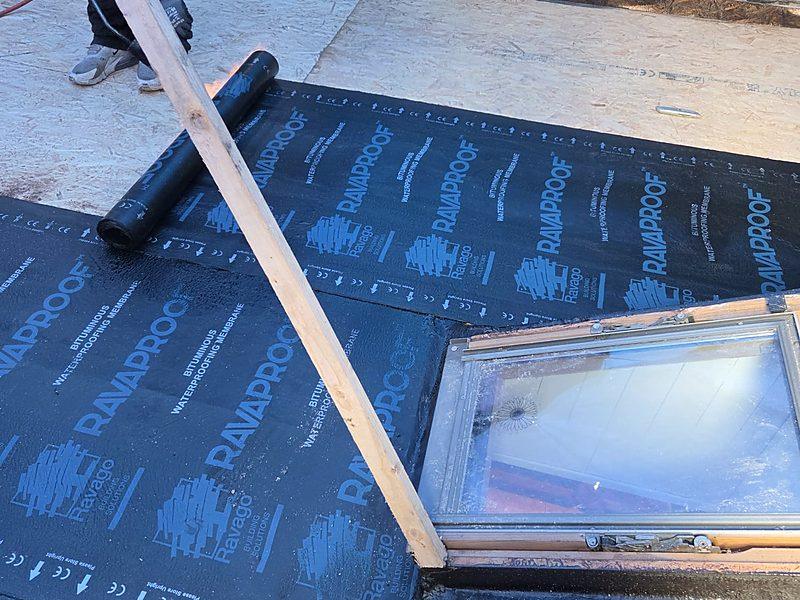 Flat roofing installation in Cork