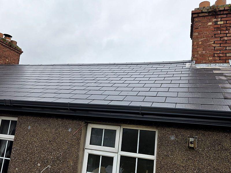 Completed residential roofing project in Cork
